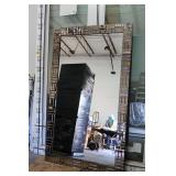 Large Rectangular Decorative Mosaic Mirror