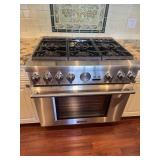Professional Thermador 36' Dual Fuel Range