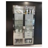 Pair of Downs View Cabinets- Glass Front SEE NOTE