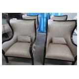 Set 4 of High Wingback Arm Chairs