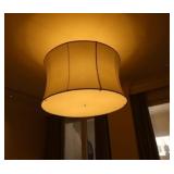 Lg Cloth Fabric Round Lamp