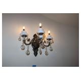 Pair Crystal Sconces  24x 16  Retail $3,500 ea