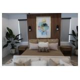 Pair Restoration Hardware- Byron Open Nightstands