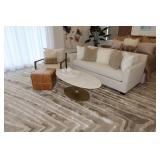 Crate & Barrel Nero Marble Coffee Table