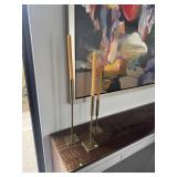 Set 3 Pottery Barn Brass Candle Holder