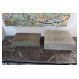 Pair Zodak Decorative Boxes (2)