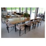 Arhaus Modern Rectangular Dining Table + 10 Chairs