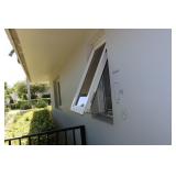 SIW Hurricane Impact Frosted Awning Casement Windo