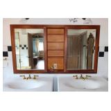 Built in Double Vanity Mirror