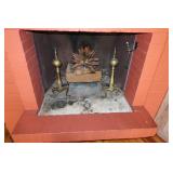 Vintage Fireplace holders and decor