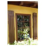 Pair SIW Fixed Windows with shutters