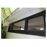 Pair PGT Hurricane Impact Double Slider Window