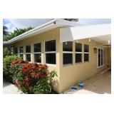 Pair Traco Hurricane Impact Single Hung Windows