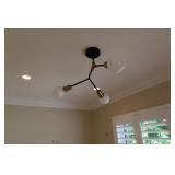 3 Light Black&Brass Wall Sconce