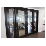 Glass French Door with sidelite