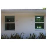 Pair PGT Hurricane Impact Single Hung Windows