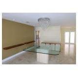 Vintage Glass Top Table++