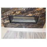 Double Sided Glass Fireplace