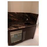 Breakfast Bar with Fridge