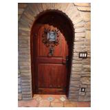 Rustic Arched wooden door
