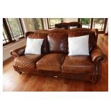 3 Seater Leather Couch/Sofa