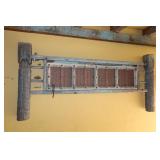 Rustic Hand Carved Wooden Art Piece