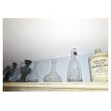 Lot of 7 Wine Decanters and Decor Objects