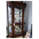 Traditional Wood Display Cabinet