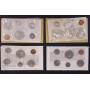 Canada Coins Mint Year sets 14 total - 2x 1965, 3x