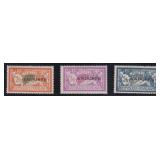 French Andorra Stamps #18-20 Mint H, #18 & 20 with