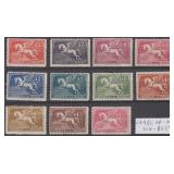 Uruguay Stamps #C64//78 Mint Hinged Airmail Group