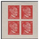 Anti-Hitler Stamps World War II Bogus Skull issue,
