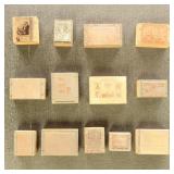 Ephemera Hundreds of Dies of stamps used in catalo