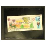 US Stamps Ballooning Hand-Painted Cover on 32 cent