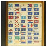 US Stamps Designer signed group, includes large si