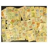 Latvia Stamps Used on pieces, nice selection of ea