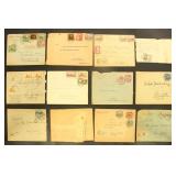 Saar Stamps Covers mix, 1900s-1940s in mixed condi