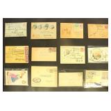 German Stamps Covers mix, 1900s-1940s in mixed con