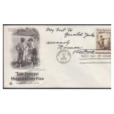 Norman Rockwell Autographed First Day Cover 1972 T