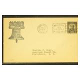 US Stamps #588 on First Day Cover to Providence,