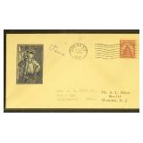 US Stamps #657 First Day Cover to Stillwater, OK