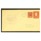 US Stamps #646 First Day Cover to Washington, DC