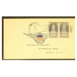 US Stamps #628 Pair First Day Cover to Hoboken, NJ