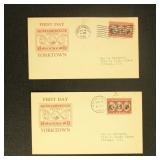 US Stamps #703 two First Day Covers to Chicago