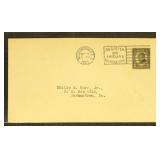 US Stamps #612 on first Day Cover to Germantown,