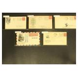 US Stamps #683 five First Day Covers with official