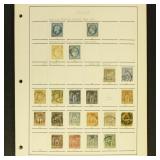 France Stamps 1860s-1960s used collection on homem