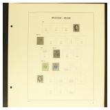 Belgium Stamps 1869-1919 Mint Hinged & Used collec