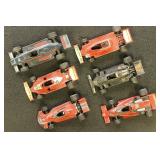 Formula 1 Model Racecars 1:43 Scale, 6 different