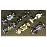 Formula 1 Model Racecars 1:43 Scale, 6 different